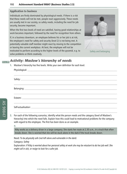 Learnwell Level 2 Business Studies Learning Workbook – NCEA