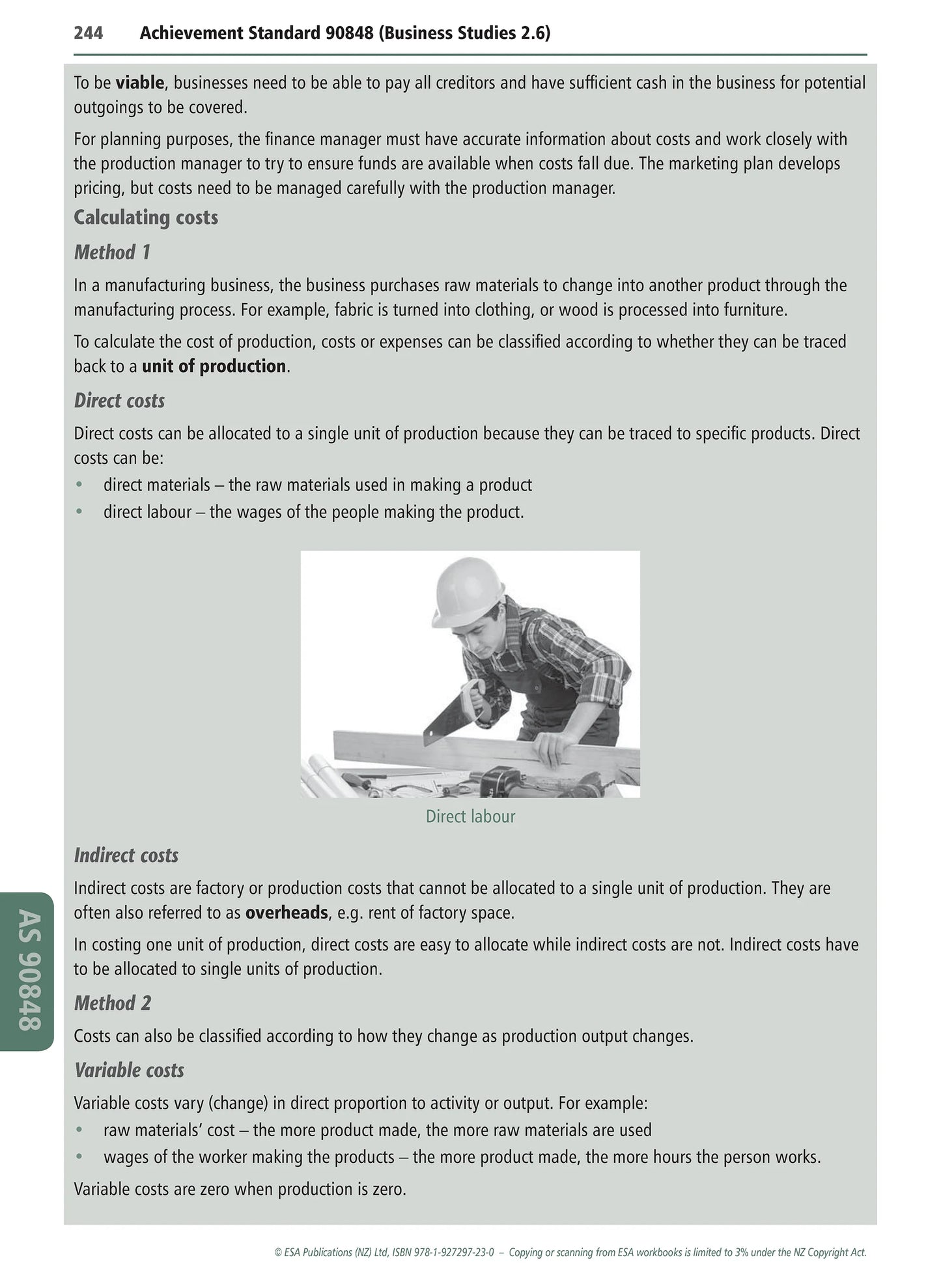 Learnwell Level 2 Business Studies Learning Workbook – NCEA