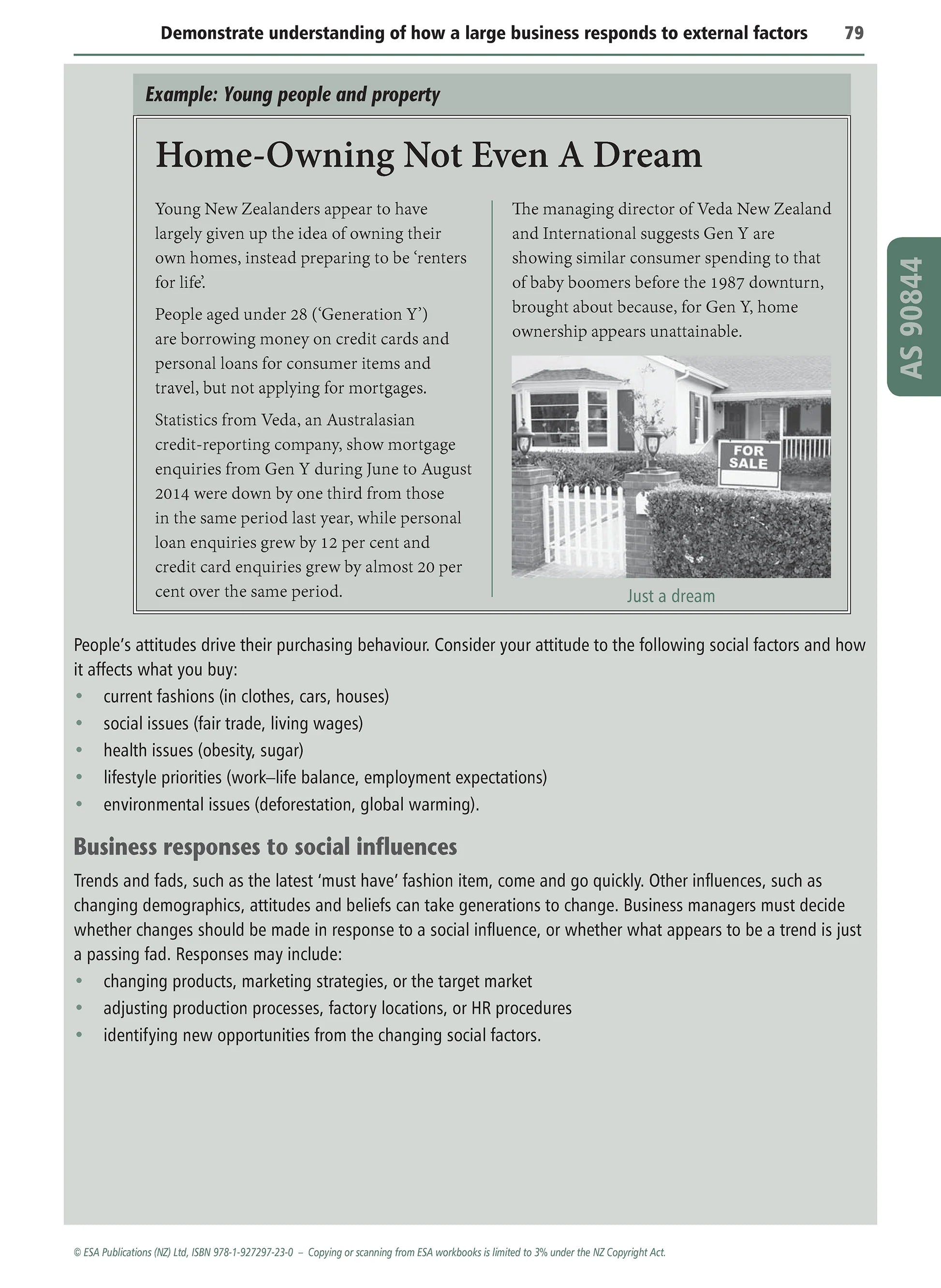 Learnwell Level 2 Business Studies Learning Workbook – NCEA