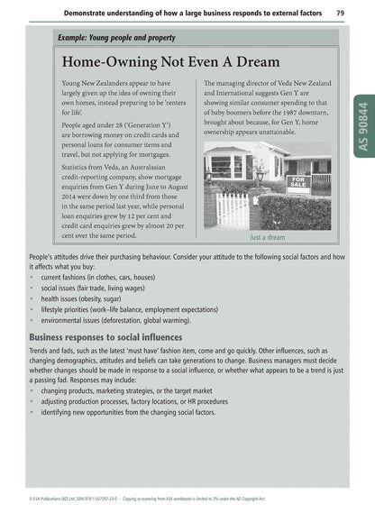 Learnwell Level 2 Business Studies Learning Workbook – NCEA