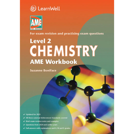 Learnwell Level 2 Chemistry AME Workbook | NCEA Level 2 Study Guide NZ