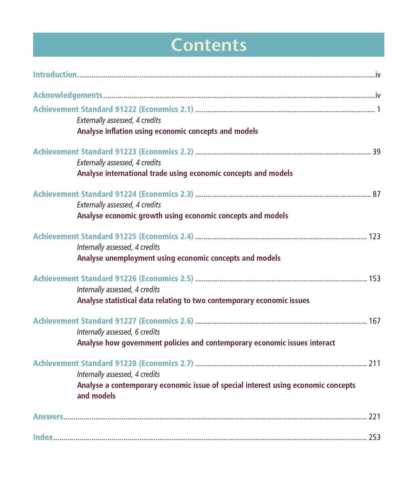 Learnwell Level 2 Economics Learning Workbook | NCEA