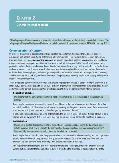 Learnwell Level 2 Inventory Subsystems 2.7 Workbook | NCEA