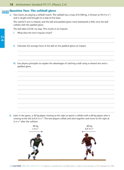 Learnwell Level 2 Physics AME Workbook - NCEA Level 2 Study Guide