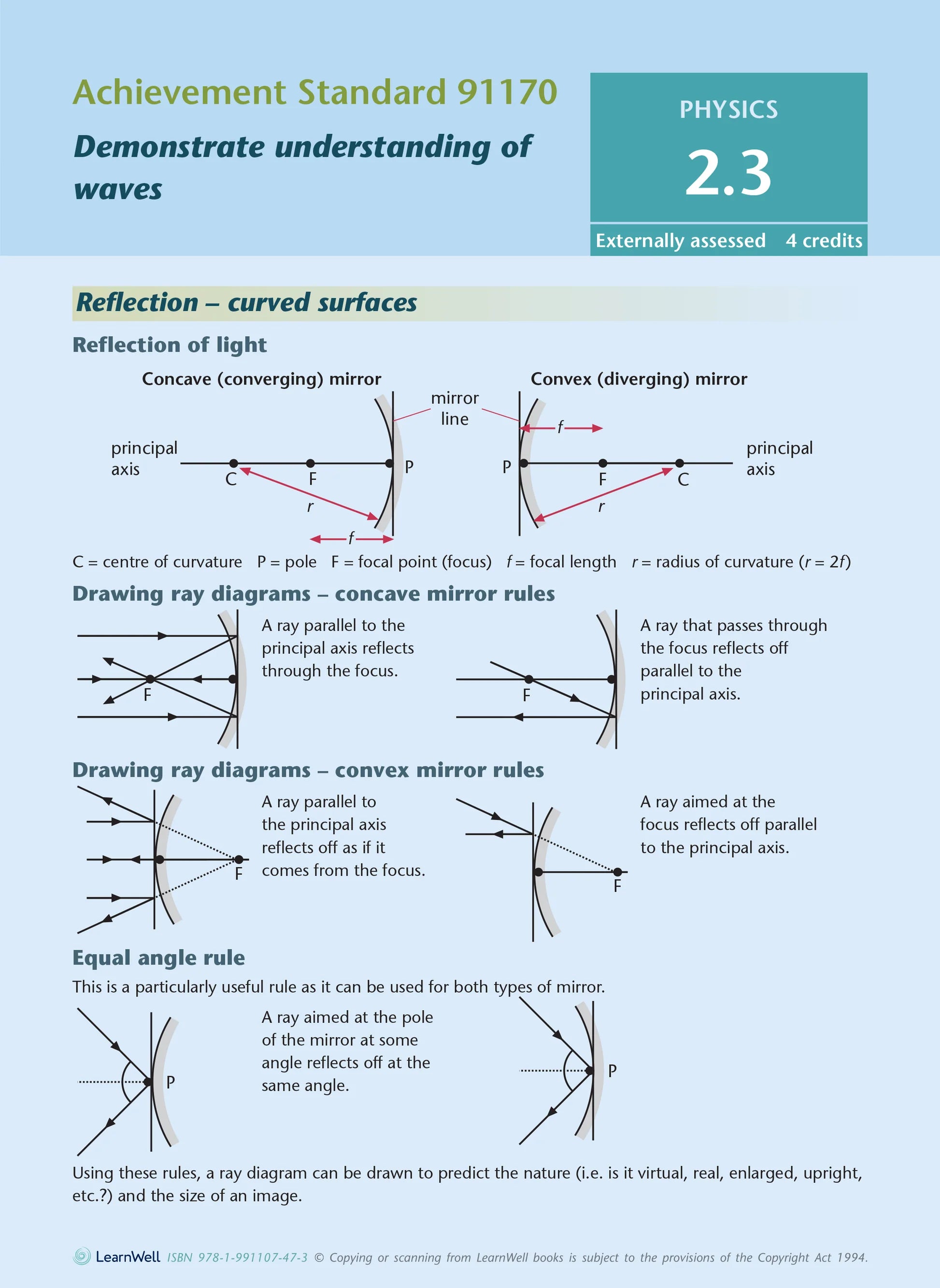 Learnwell Level 2 Physics AME Workbook - NCEA Level 2 Study Guide