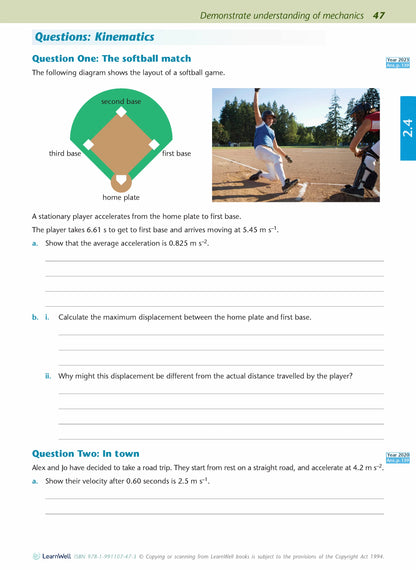 Learnwell Level 2 Physics AME Workbook - NCEA Level 2 Study Guide