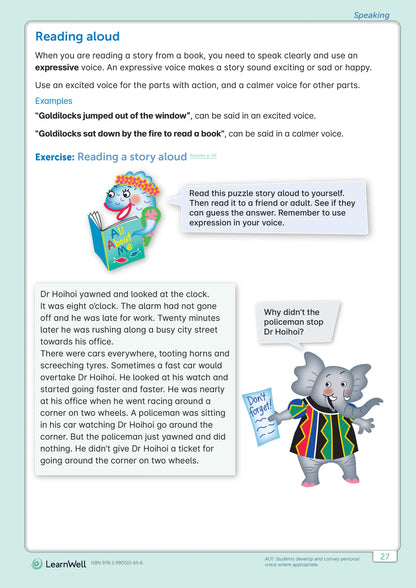 Learnwell Year 3 English Start Right Workbook
