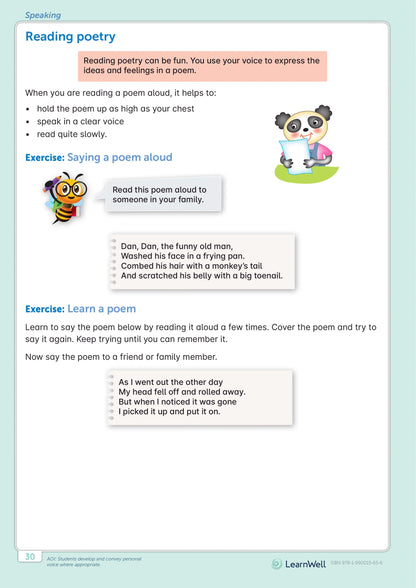 Learnwell Year 3 English Start Right Workbook