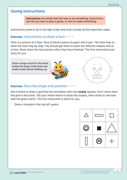 Learnwell Year 3 English Start Right Workbook