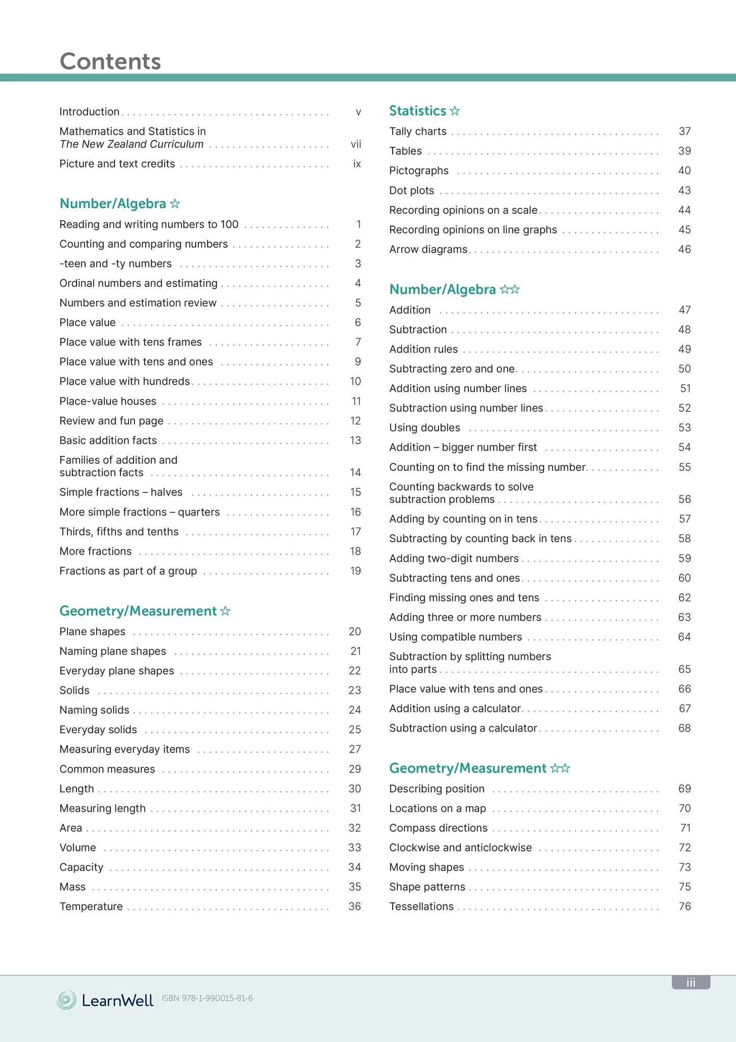 Learnwell Year 3 Mathematics Start Right Workbook – School Depot NZ