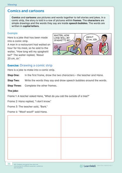 Learnwell Year 4 English Start Right Workbook