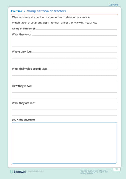 Learnwell Year 4 English Start Right Workbook