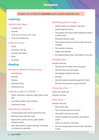Learnwell Year 4 English Start Right Workbook