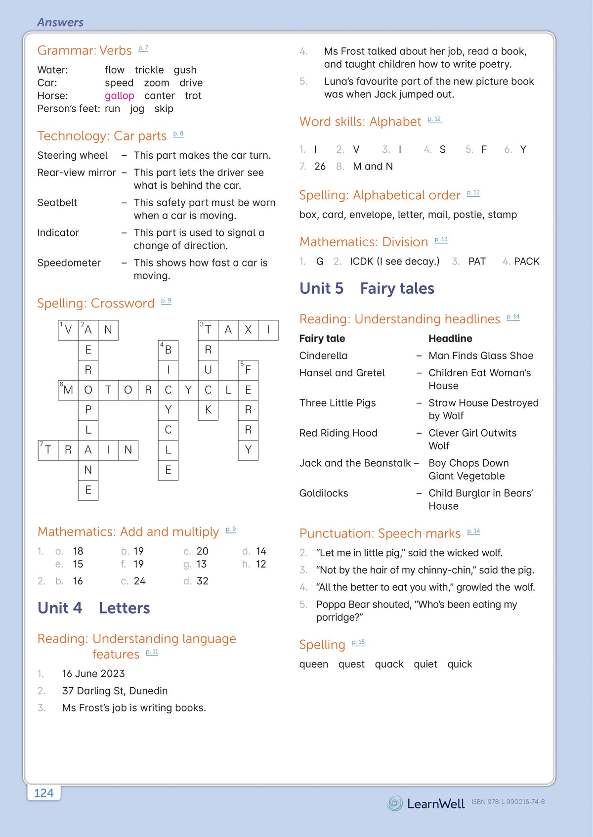Y4 Homework Learnwell Year 4 Homework Start Right Workbook – School Depot NZ