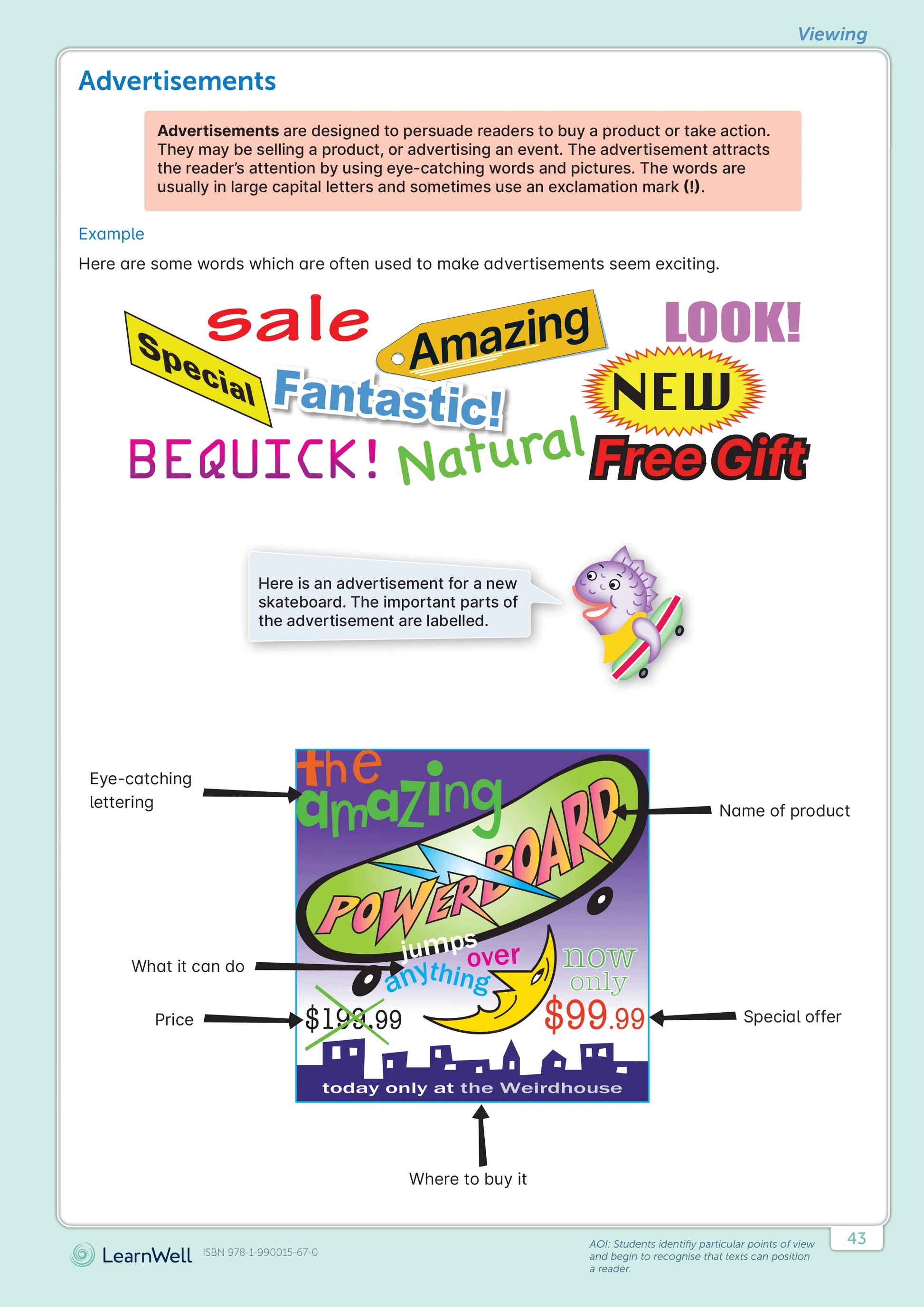 Learnwell Year 5 English Start Right Workbook