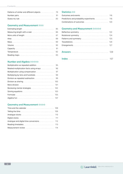 Learnwell Year 5 Mathematics Start Right Workbook