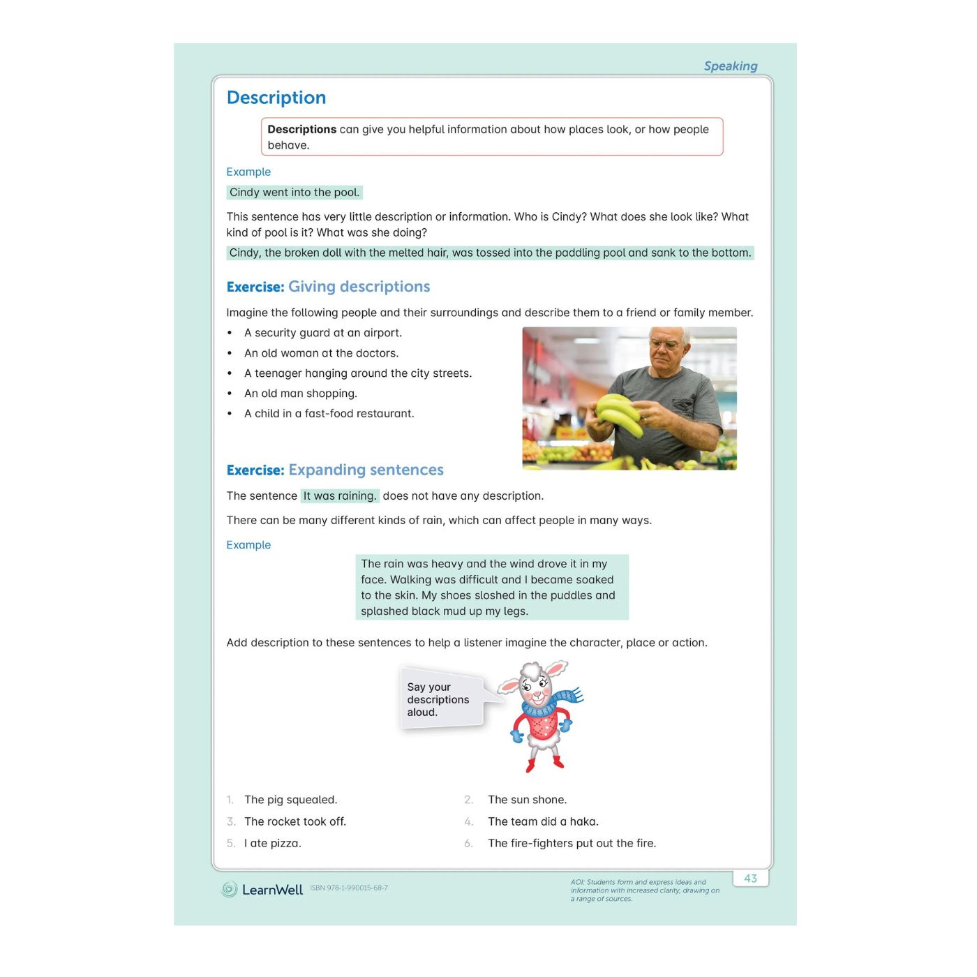 Learnwell Year 6 English Start Right Workbook Raymond Huber