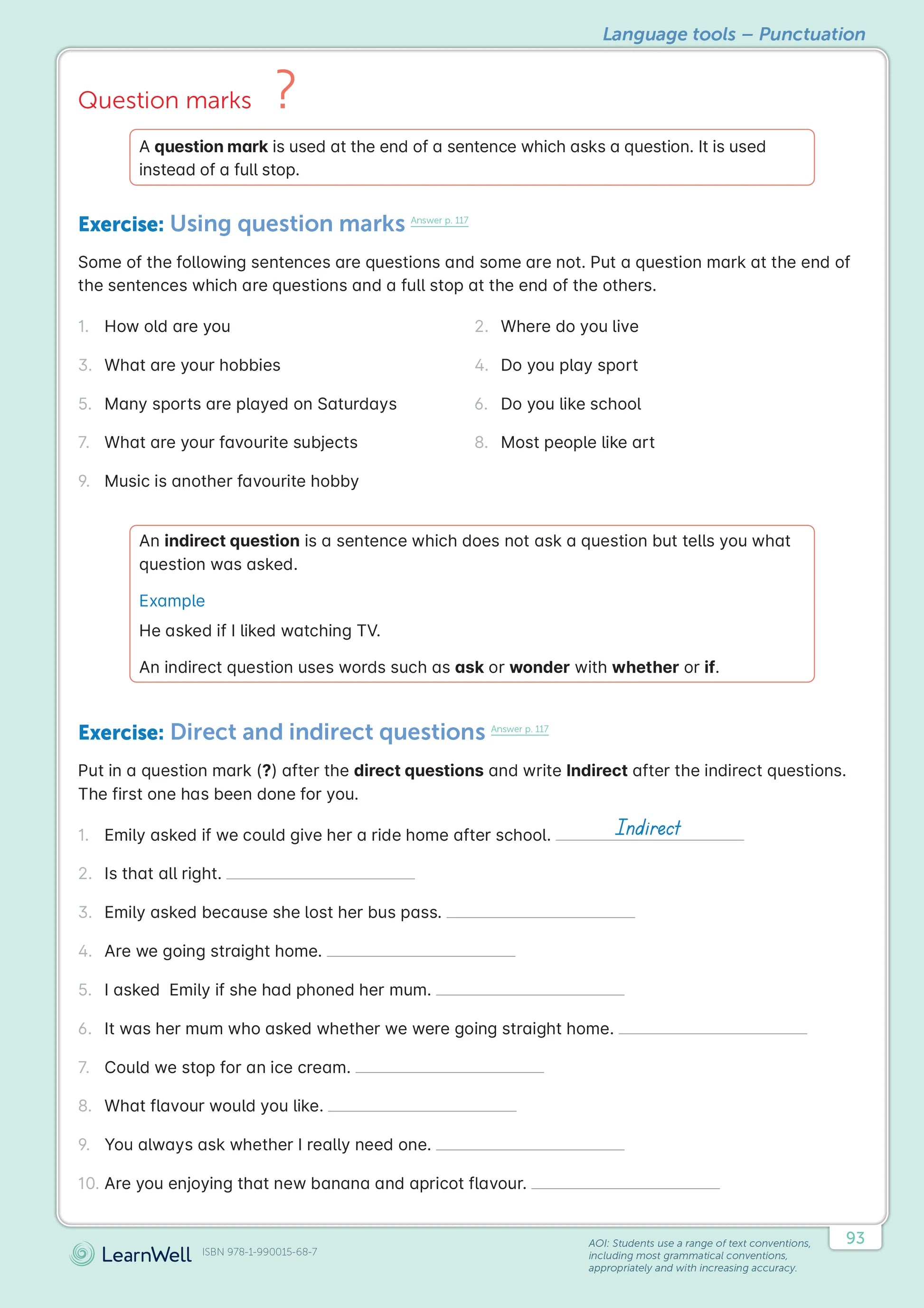 Learnwell Year 6 English Start Right Workbook Raymond Huber