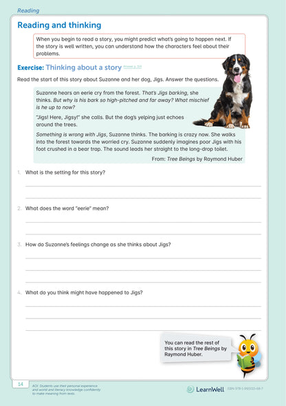 Learnwell Year 6 English Start Right Workbook Raymond Huber