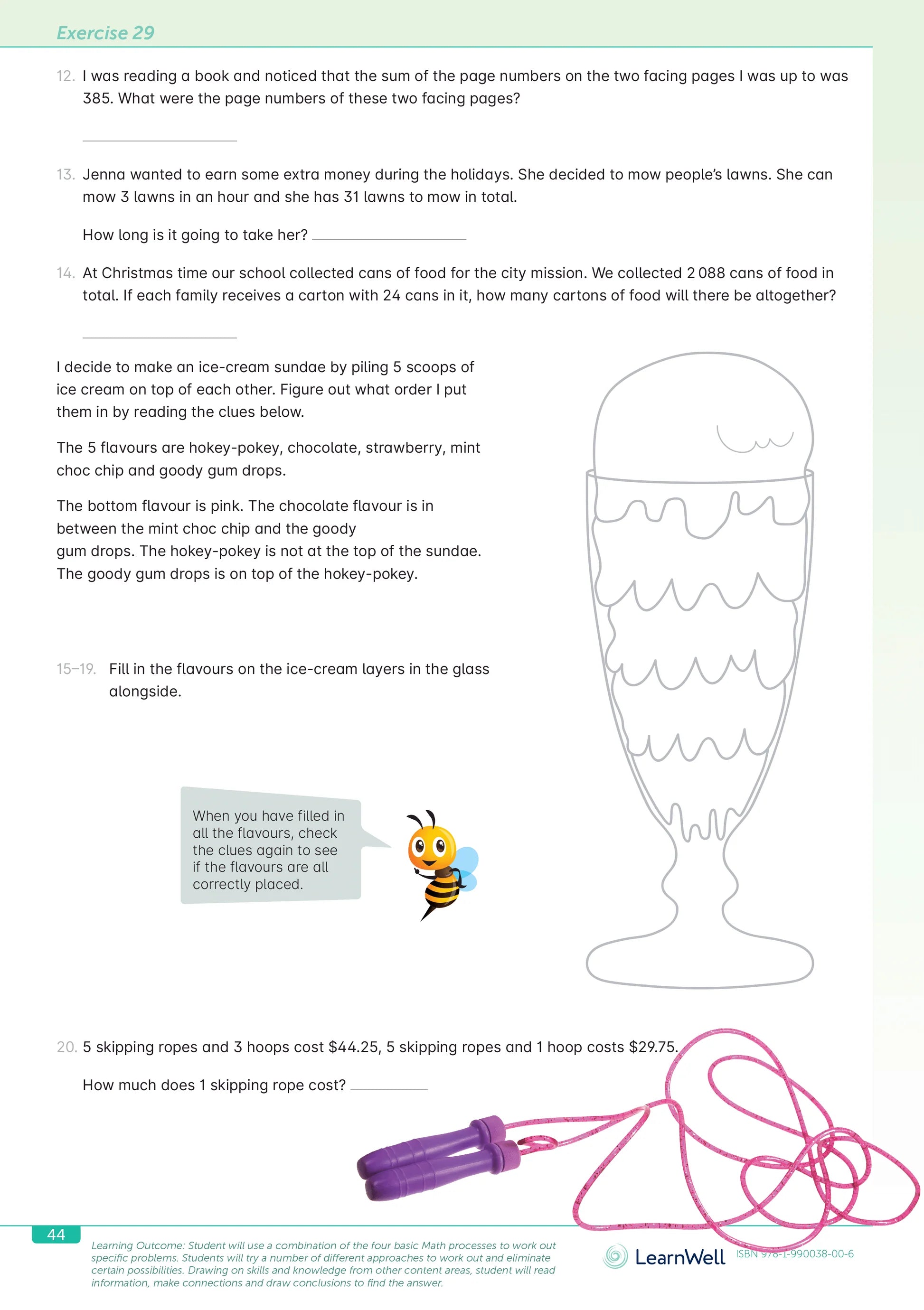 Learnwell Year 7 Logic and Problem Solving Start Right Workbook ...