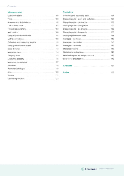 Learnwell Year 7 Mathematics Start Right Workbook