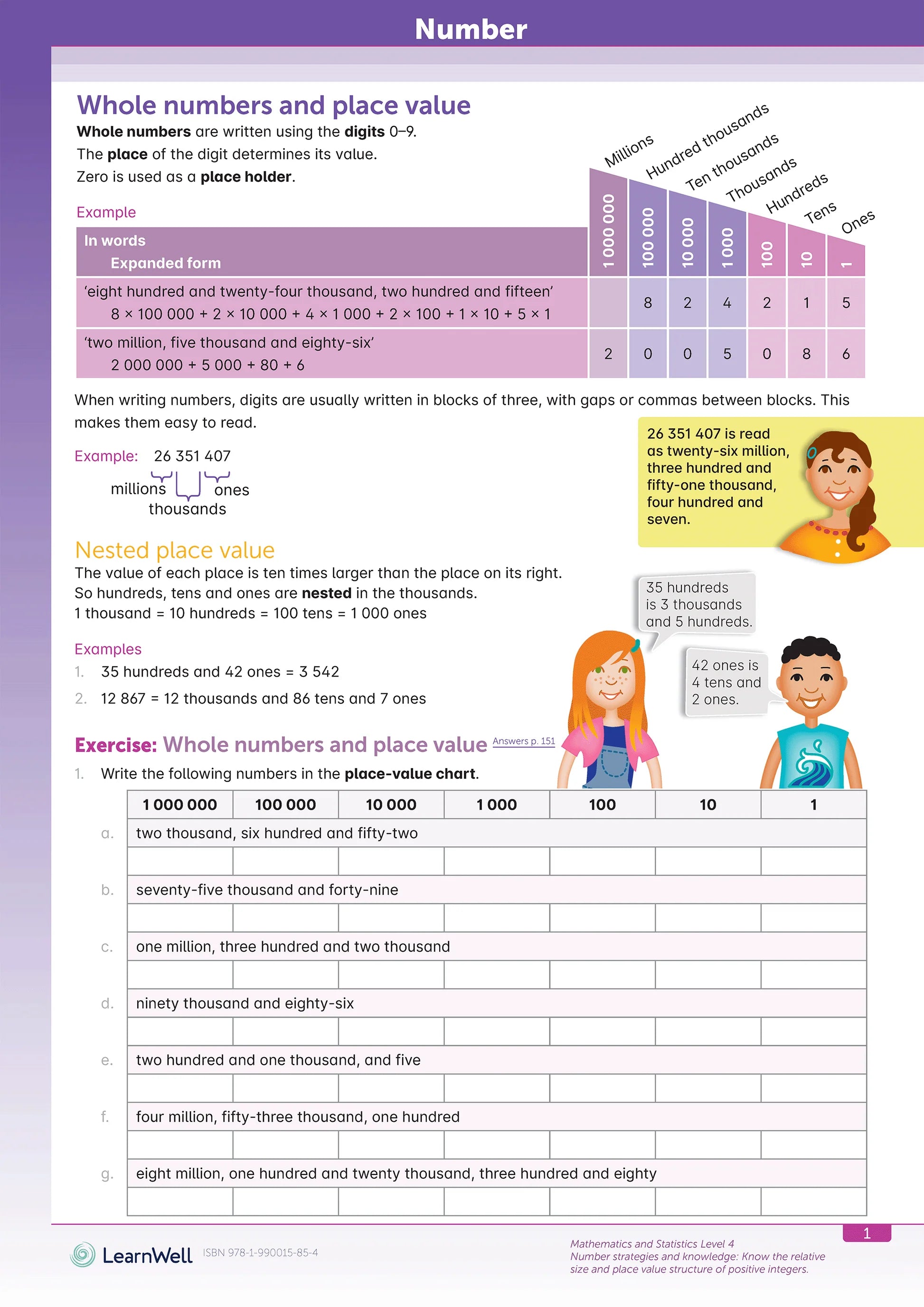 Learnwell Year 7 Mathematics Start Right Workbook