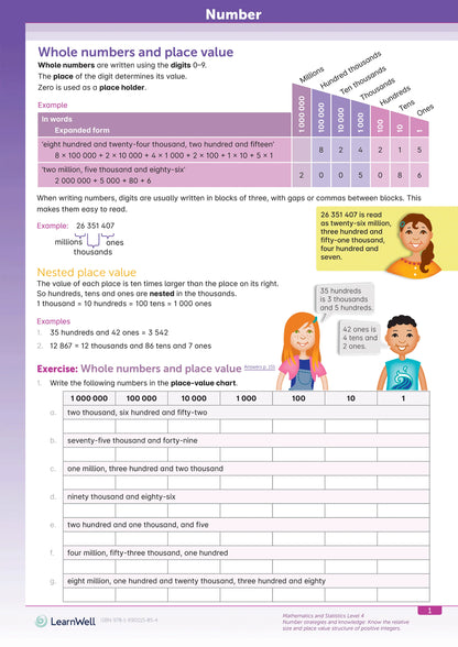 Learnwell Year 7 Mathematics Start Right Workbook