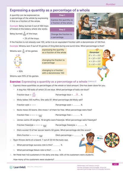 Learnwell Year 7 Mathematics Start Right Workbook
