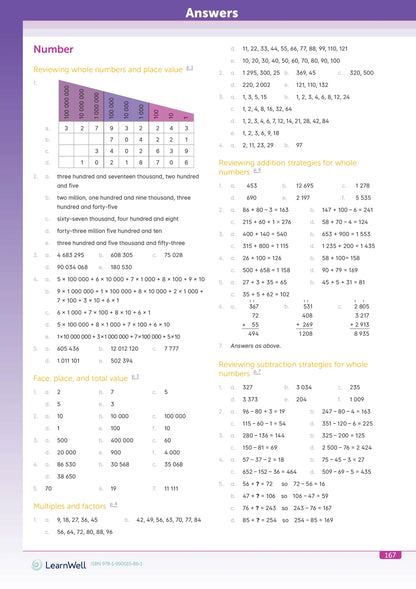 Learnwell Year 8 Mathematics Start Right Workbook