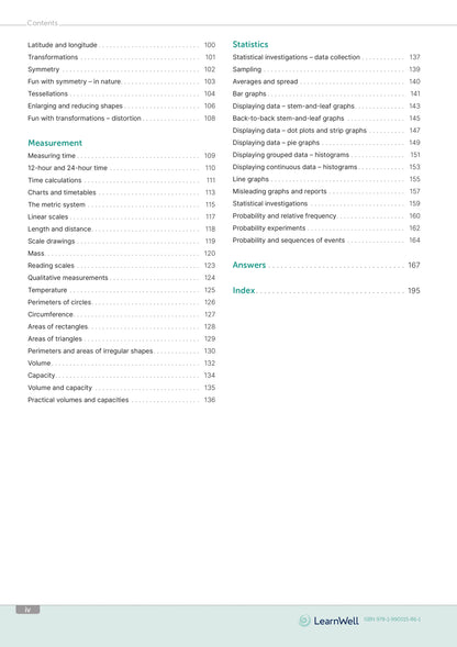 Learnwell Year 8 Mathematics Start Right Workbook