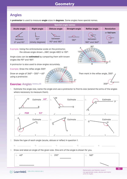 Learnwell Year 8 Mathematics Start Right Workbook