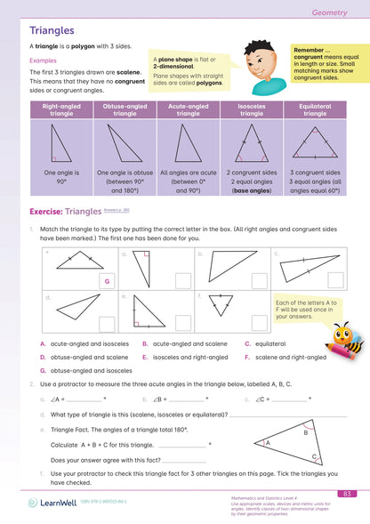 Learnwell Year 8 Mathematics Start Right Workbook