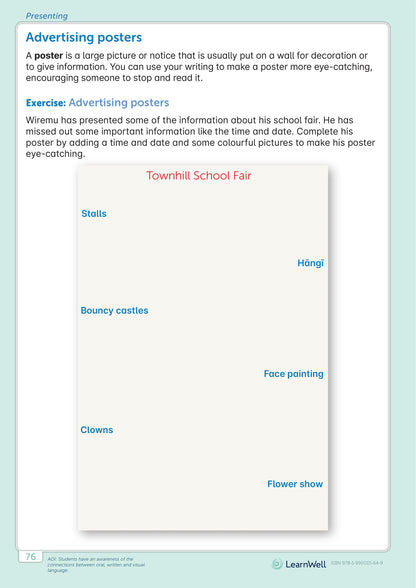 Learnwell Year 2 English Start Right Workbook
