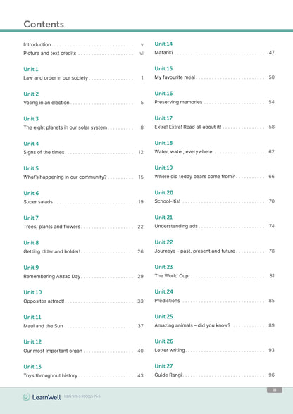 Learnwell Year 5 Homework Start Right Workbook