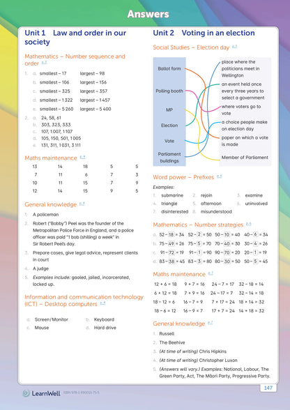 Learnwell Year 5 Homework Start Right Workbook