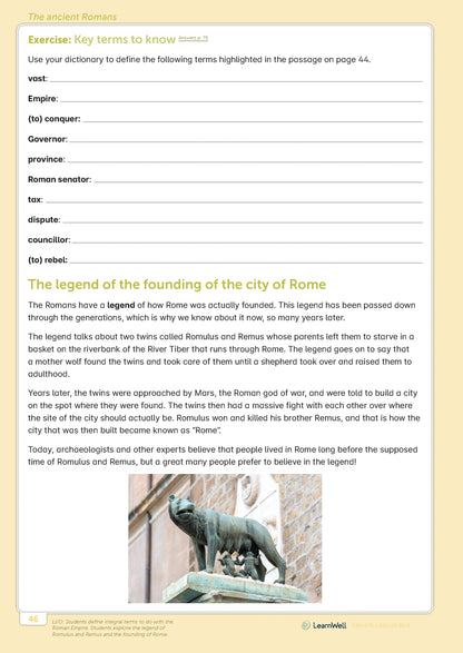 Learnwell Year 5 Social Studies Start Right Workbook