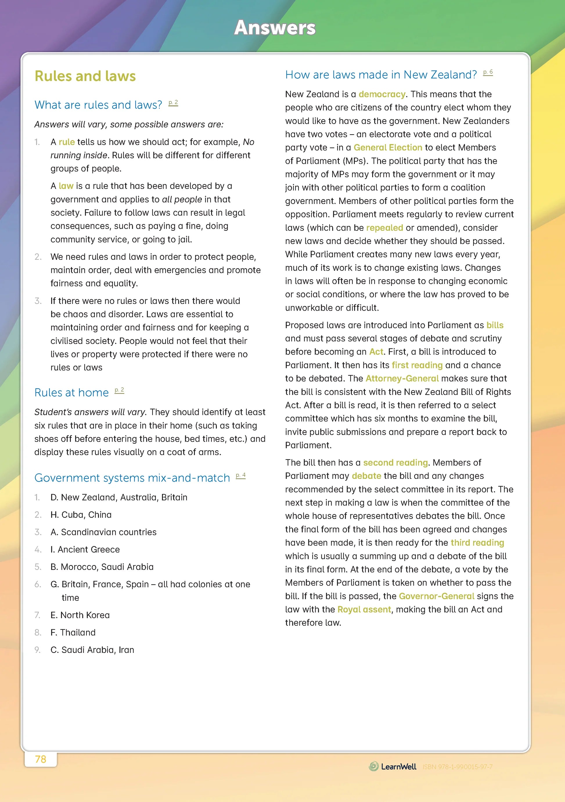 LearnWell Year 6 Social Studies Start Right Workbook