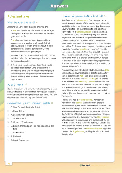 LearnWell Year 6 Social Studies Start Right Workbook