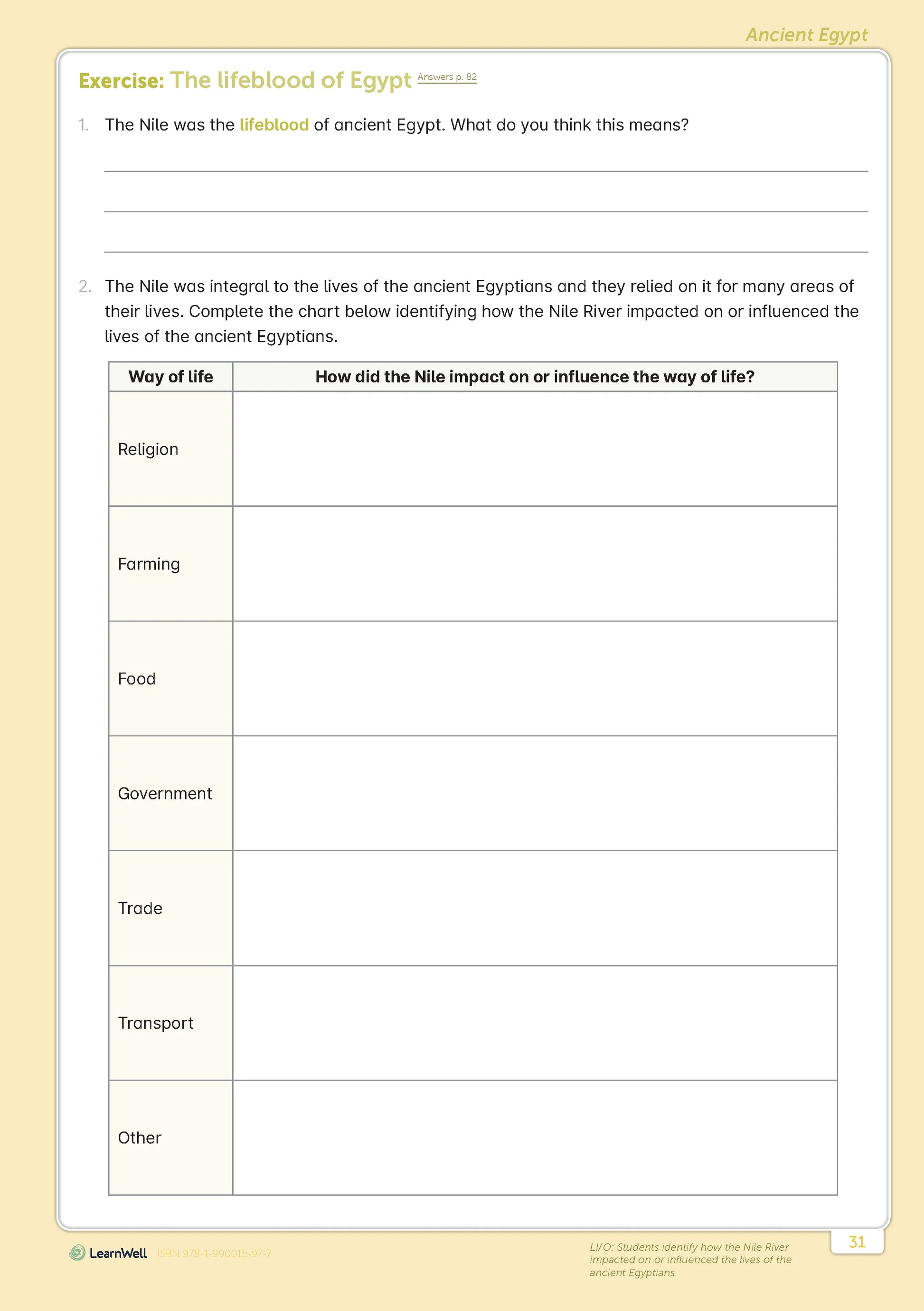 LearnWell Year 6 Social Studies Start Right Workbook