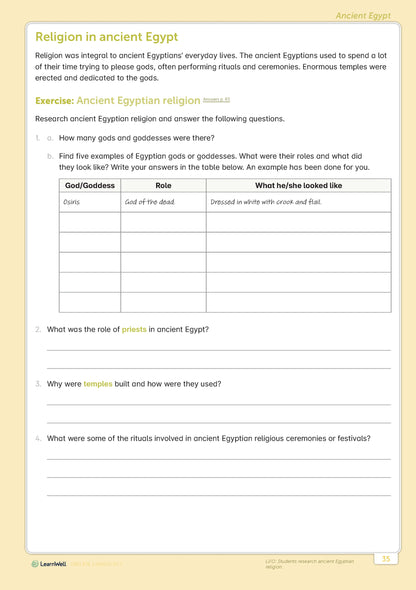 LearnWell Year 6 Social Studies Start Right Workbook
