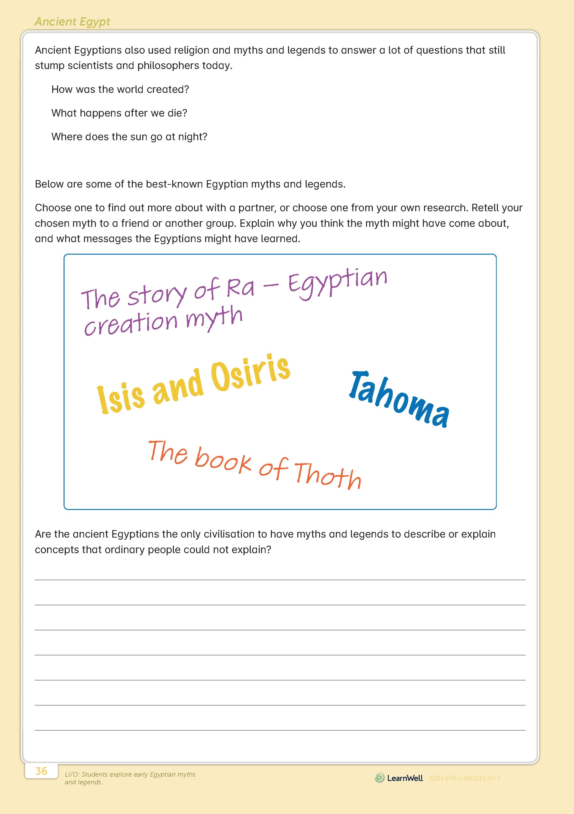 LearnWell Year 6 Social Studies Start Right Workbook