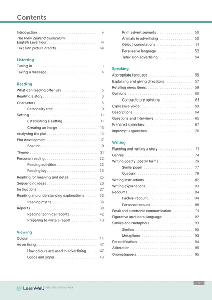 Learnwell Year 7 English Start Right Workbook