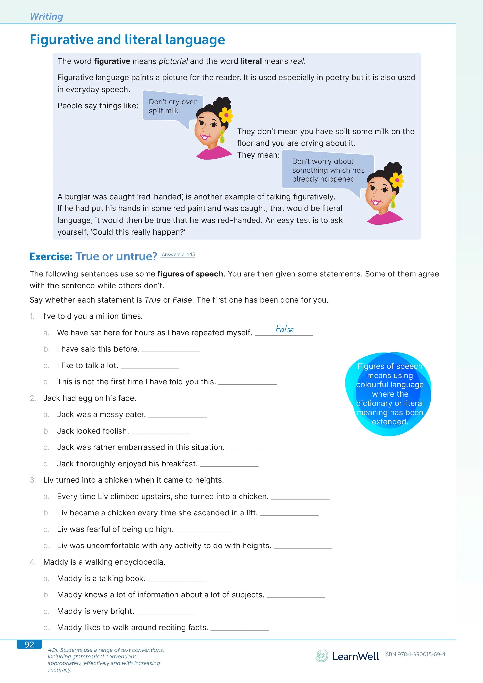 Learnwell Year 7 English Start Right Workbook