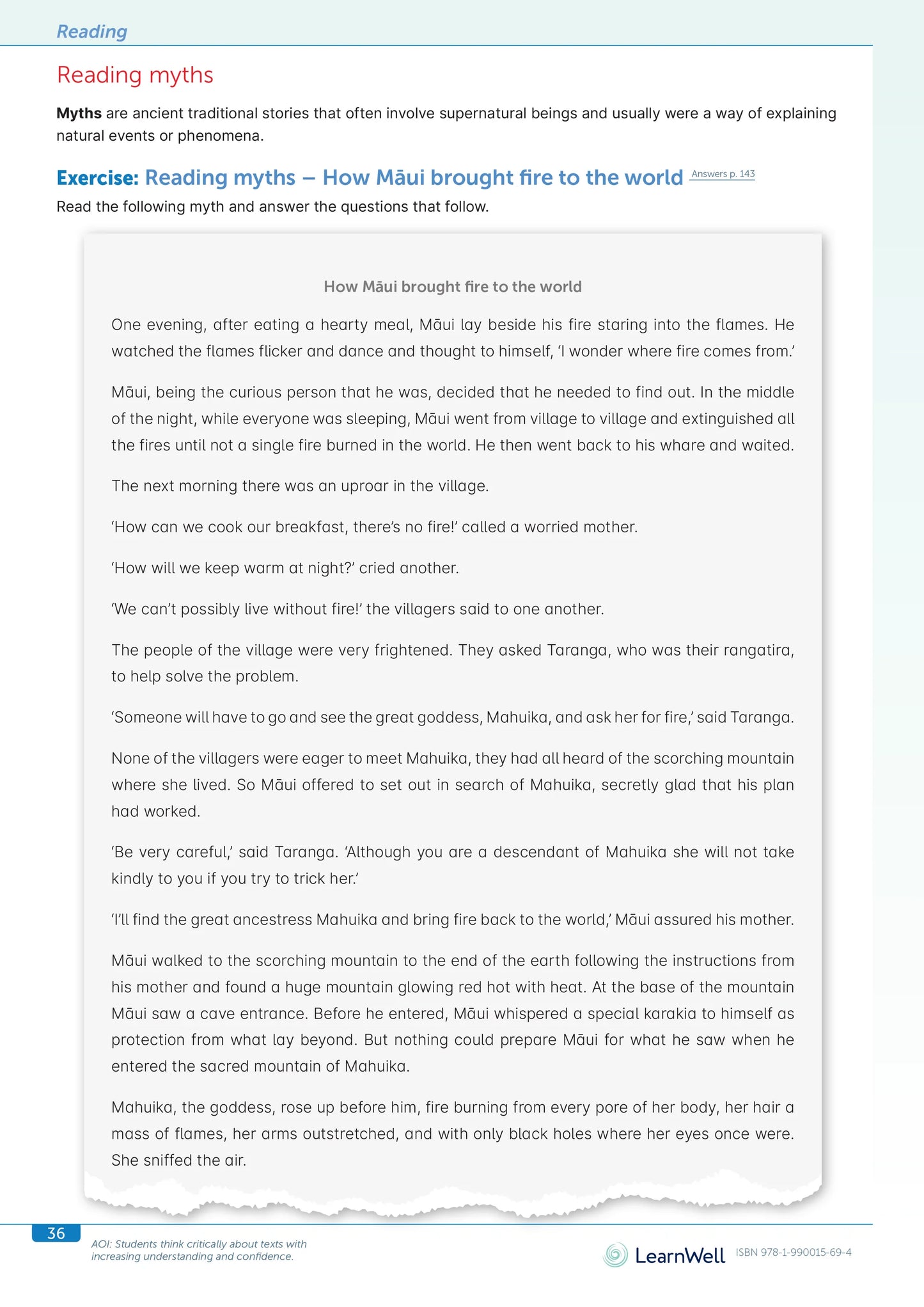 Learnwell Year 7 English Start Right Workbook