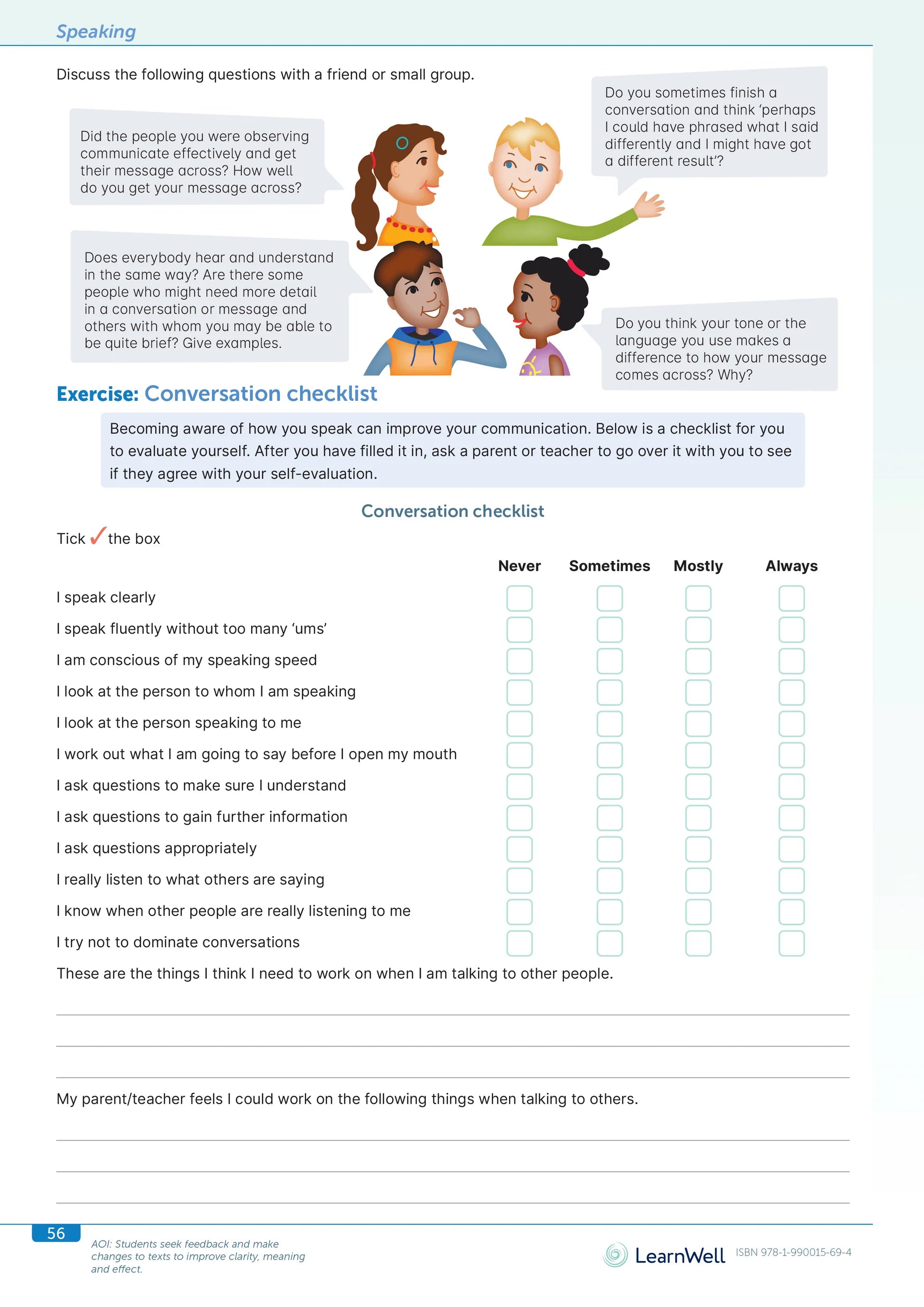 Learnwell Year 7 English Start Right Workbook