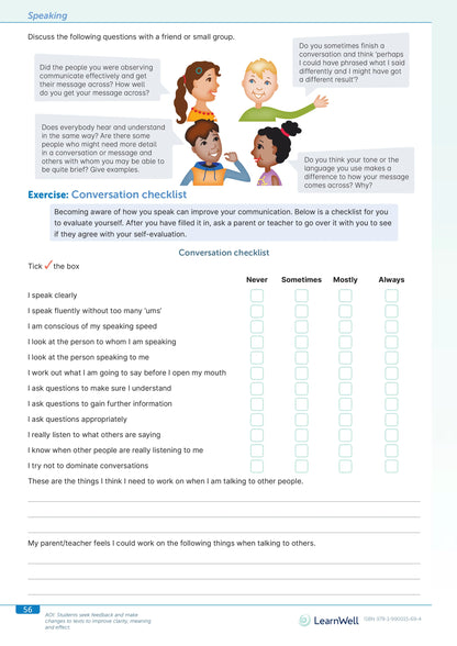 Learnwell Year 7 English Start Right Workbook