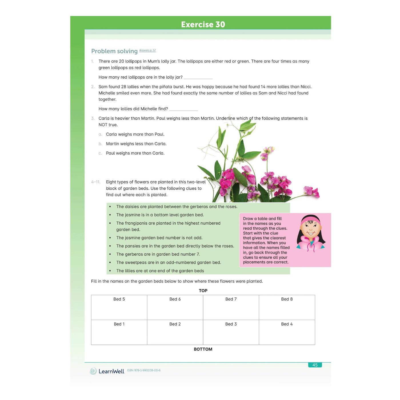 Learnwell Year 7 Logic and Problem Solving Start Right Workbook ...