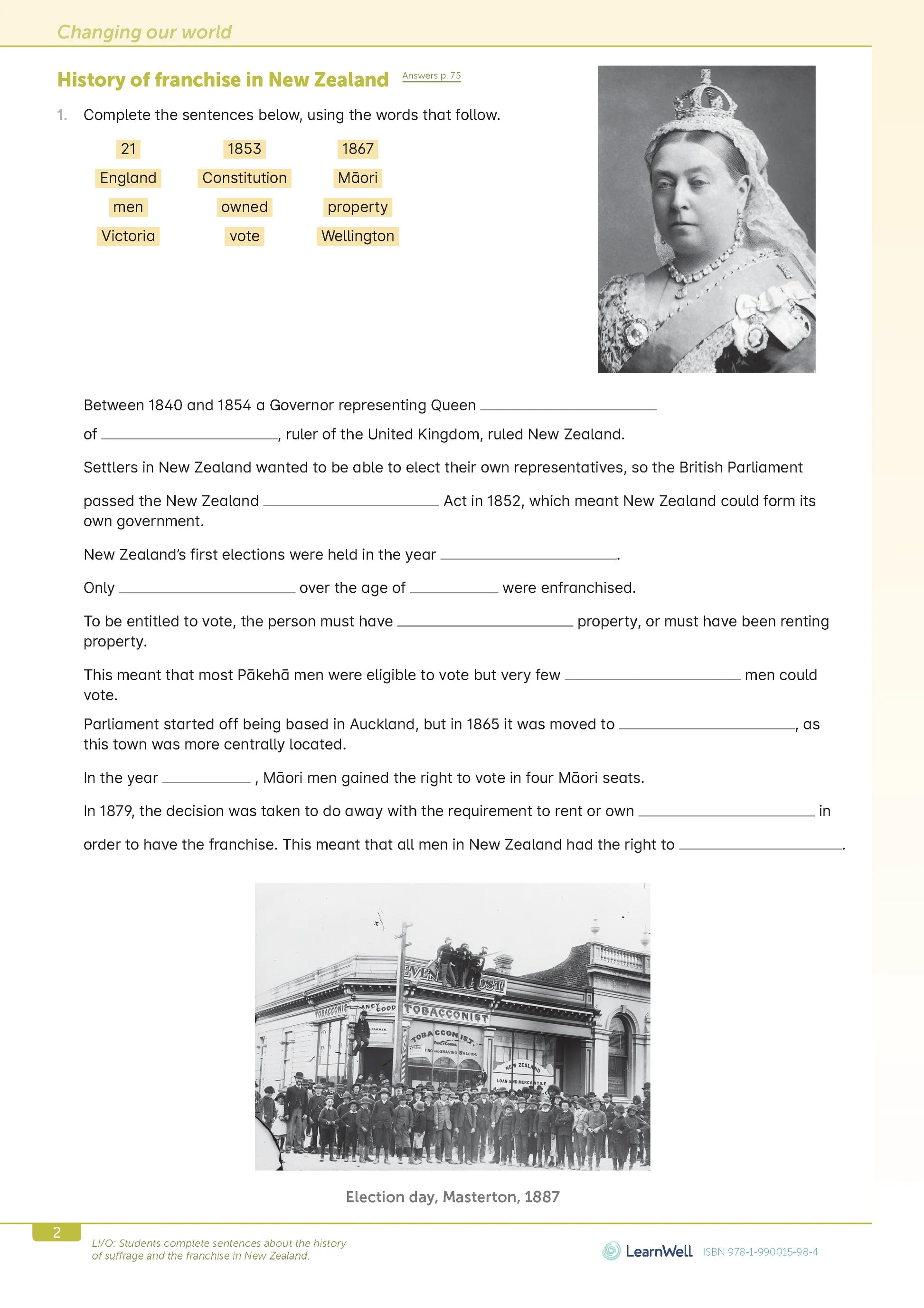 Learnwell Year 7 Social Studies Start Right Workbook