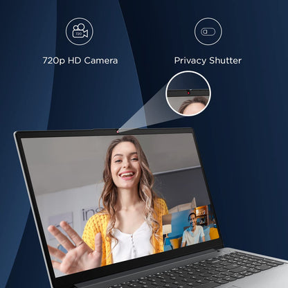Lenovo Laptop 15.6" Full-HD Screen Intel Celeron 4500 8GB 256GB Win 11 Wi-Fi 6 Dolby Audio™ Speakers
