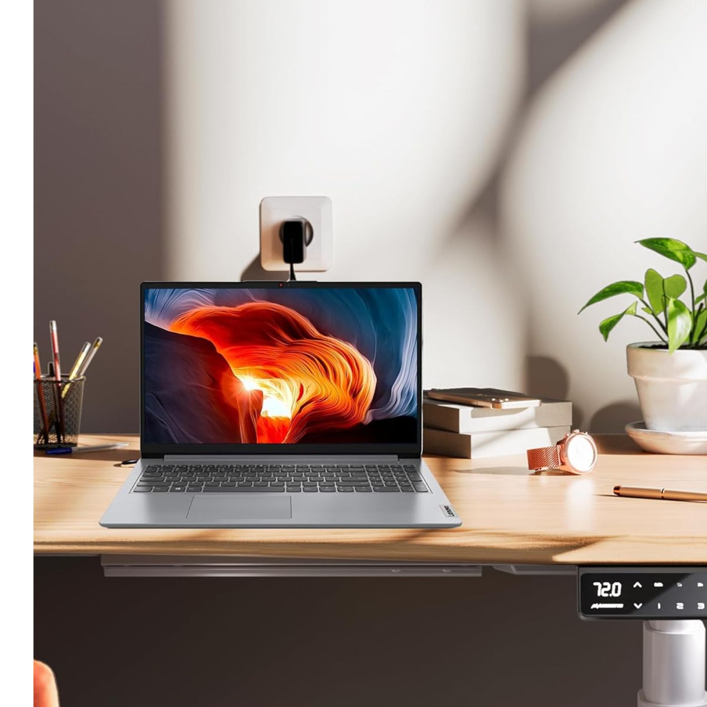 Lenovo Laptop 15.6" Ultra High-Definition – Celeron N4500 8GB 256GB Cloud Grey